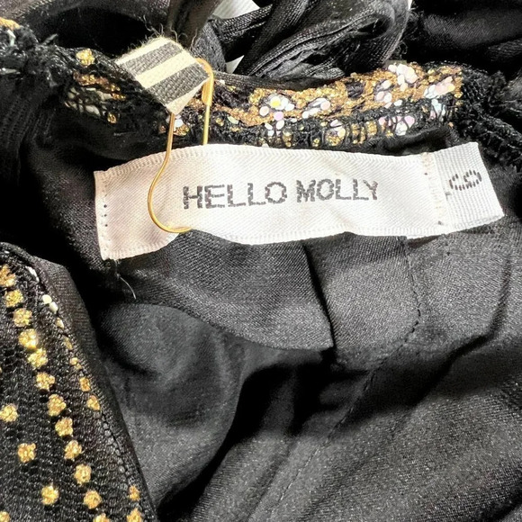 NWT Hello Molly Black Grand Central Mini Dress SOLD OUT! - Picture 12 of 12